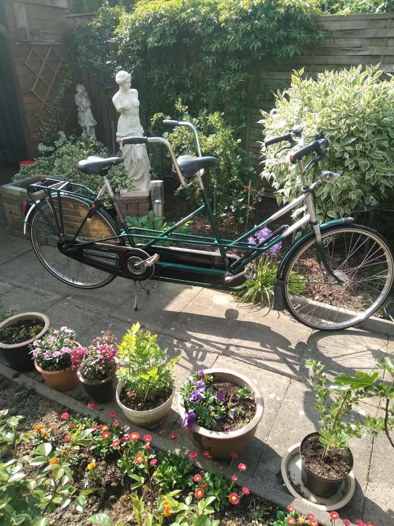 Tandem fiets - Sachs 5 versnellingen merk Union, Minder dan 10 versnellingen, Gebruikt, Ophalen of Verzenden, 55 cm of meer