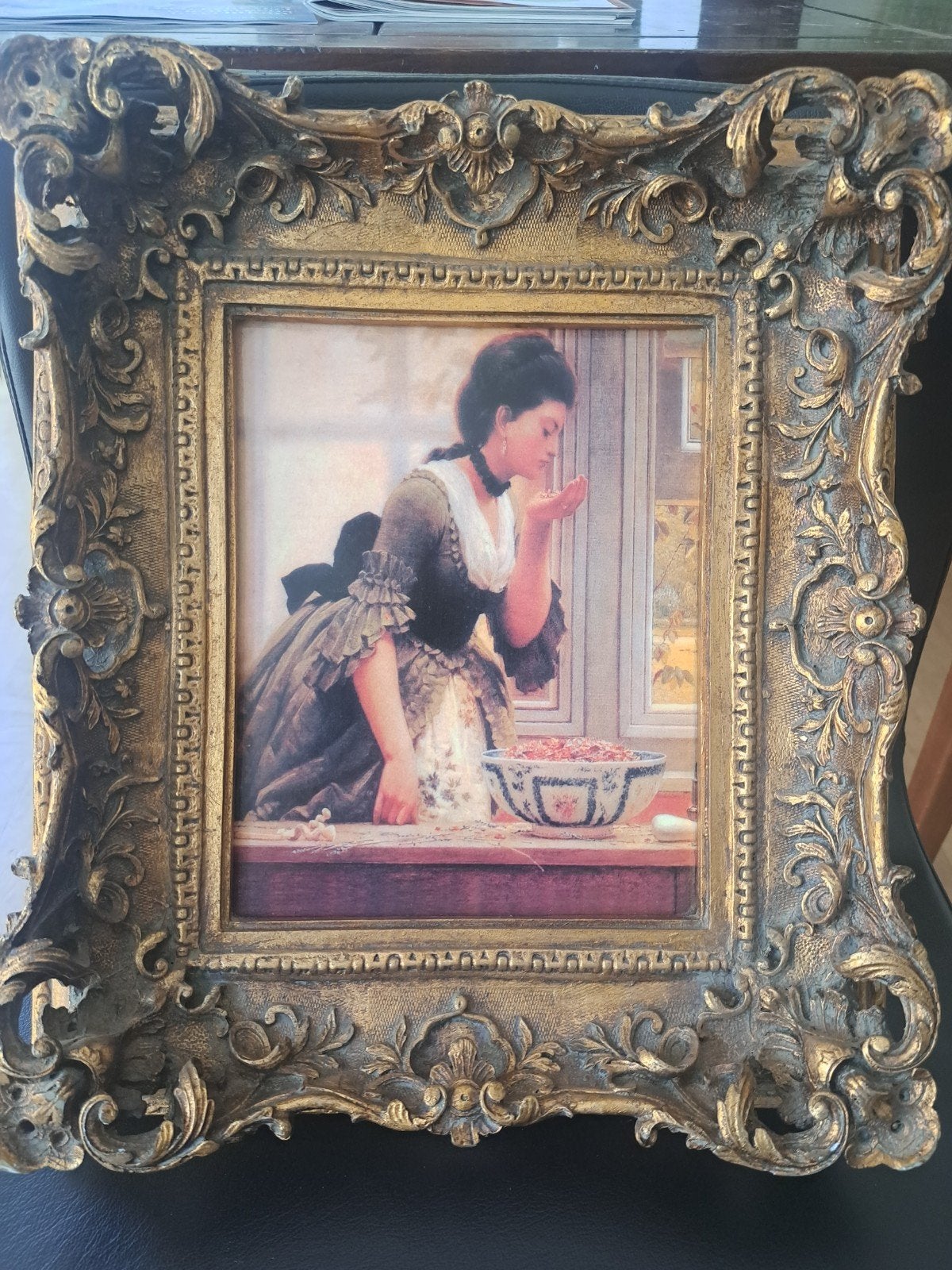 Repro George Dunlop Leslie - Potpourri  keramiek/emaille, Ophalen of Verzenden