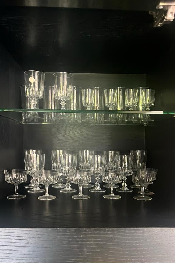 Cristal  d' Arques Prachtig 27 delen kristallen glazen set, Antiek en Kunst, Antiek | Glas en Kristal, Ophalen