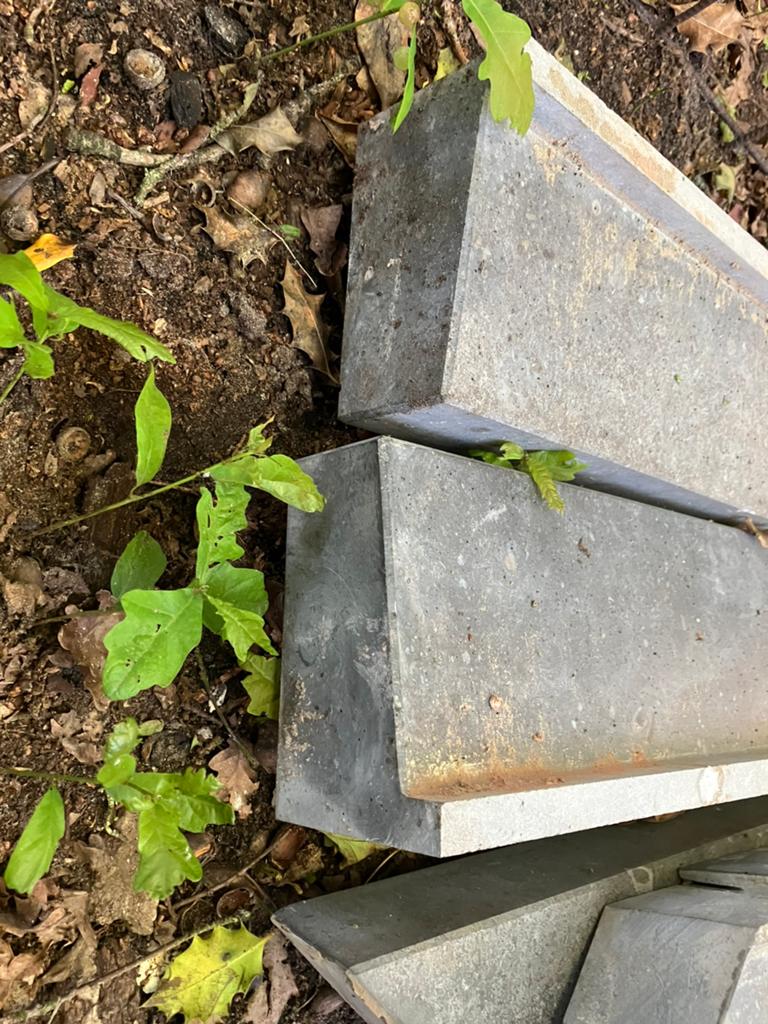 4 hardstenen dorpels, Doe-het-zelf en Verbouw, Ophalen, 100 tot 150 cm, Hardsteen, Overige typen