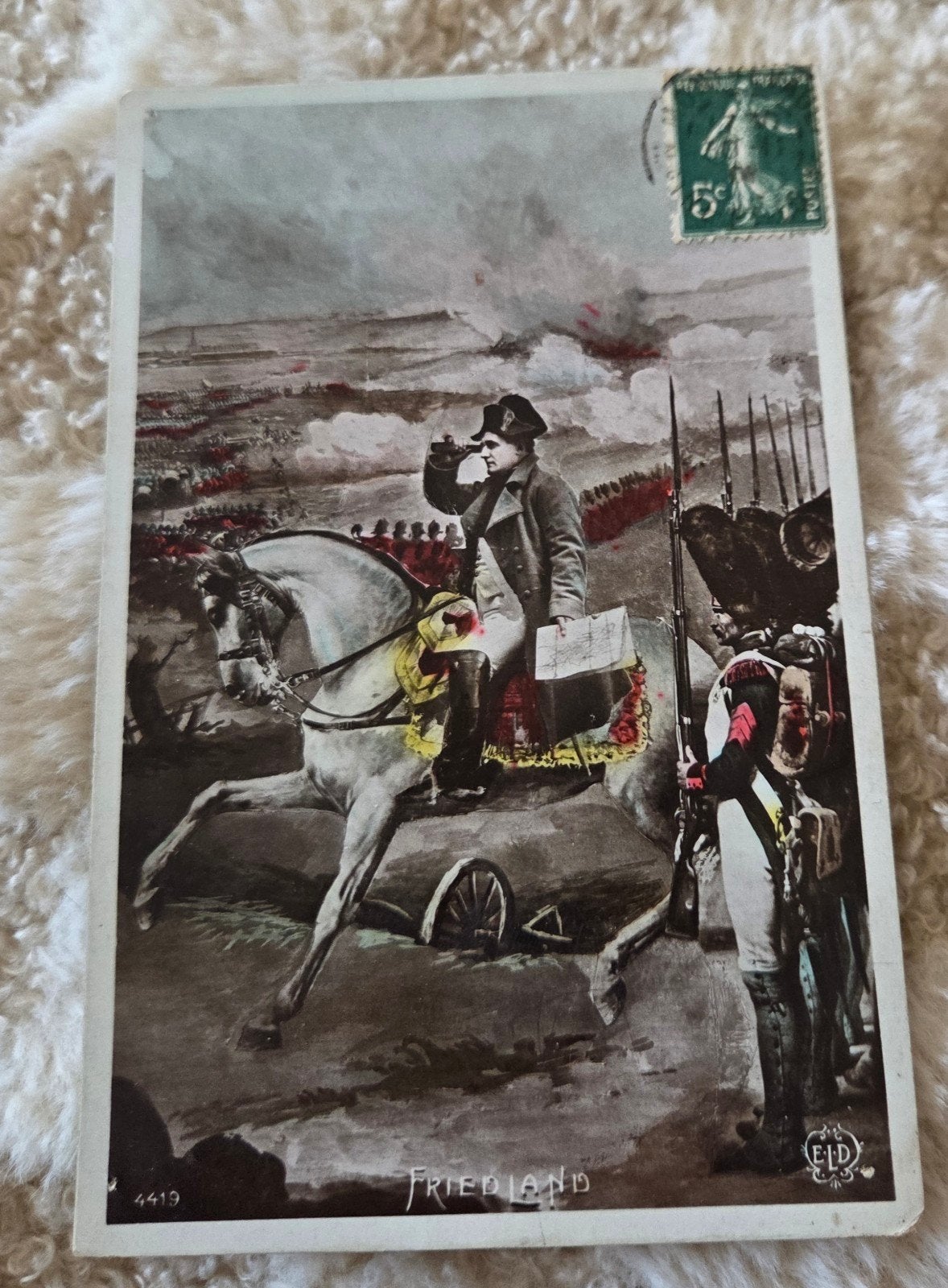 Oude Ansichtkaart Napoleon Friedland - Historisch, Verzenden, Voor 1920, Gelopen, Politiek en Historie
