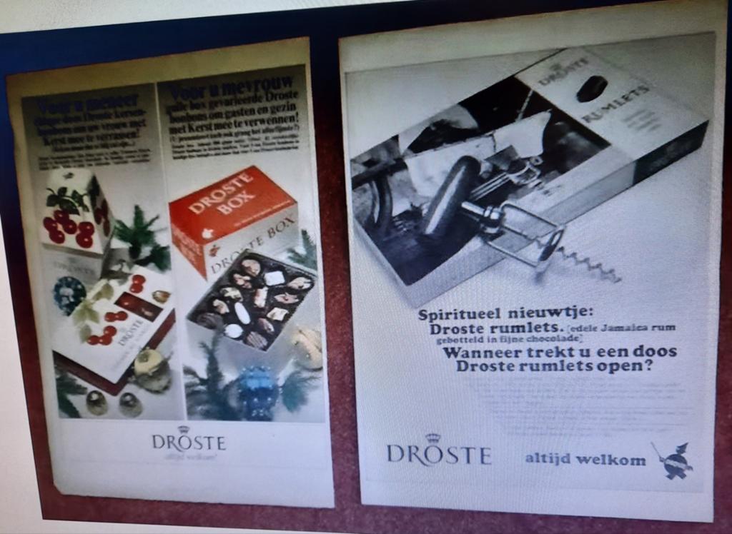 DROSTE ADVERTENTIES UIT TIJDSCHRIFT - 1967, Ophalen of Verzenden, 1960 tot 1980, Knipsel(s)