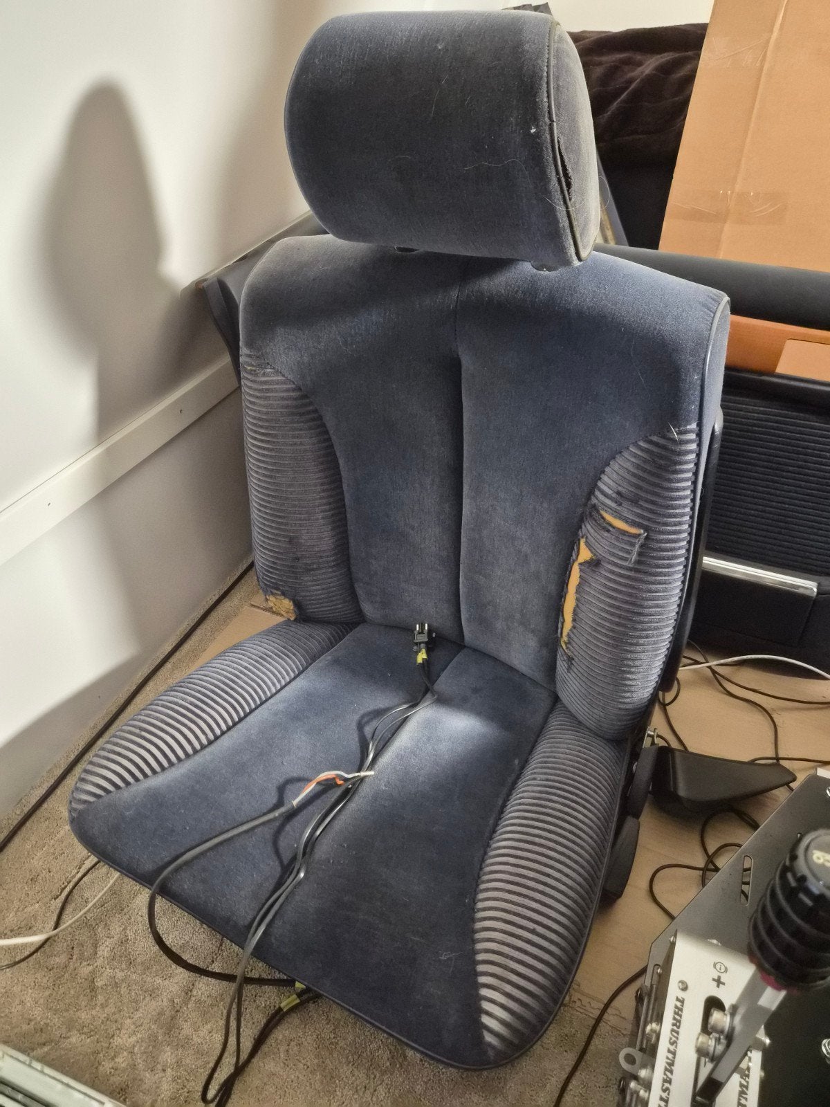 W126 interieur blauw pullman., Auto-onderdelen, Interieur en Bekleding, Ophalen