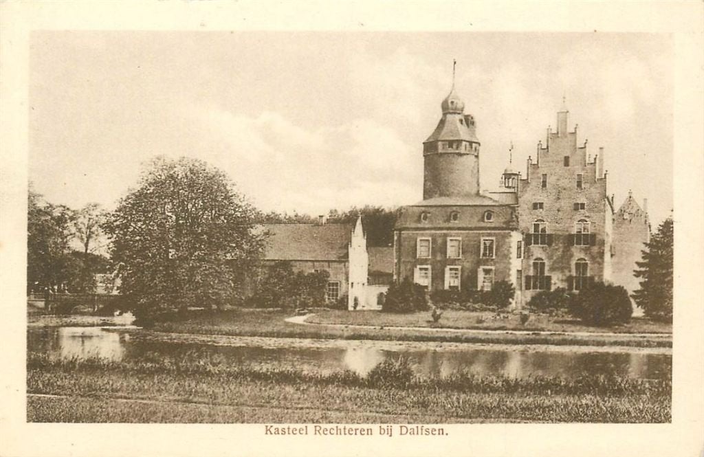 379-215-021 Dalfsen Kasteel Rechteren, Verzenden, Voor 1920, Overijssel