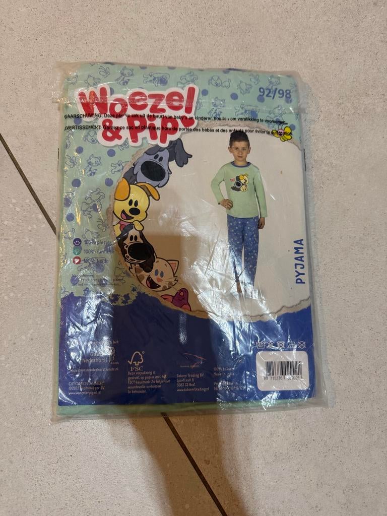 Woezel & Pip Pyjama Maat 92/98 Nieuw, Ophalen of Verzenden, Nieuw, Jongen of Meisje