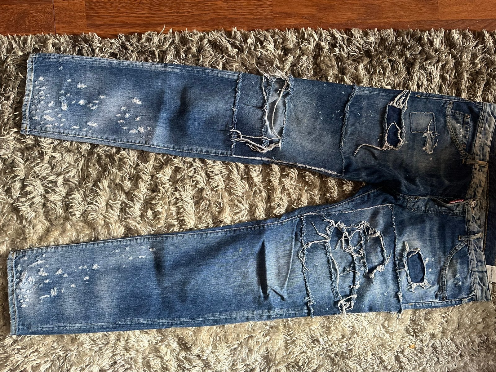 Dsquared2 Jeans - Gedragen, Maat 54 Blauw, Ophalen of Verzenden, Gedragen, Blauw, W36 - W38 (confectie 52/54)