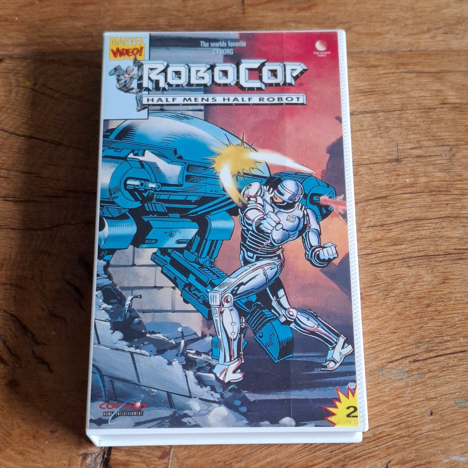 RoboCop 2 VHS - Marvel Video! Half Mens Half Robot, Cd's en Dvd's, Nederlands ondertiteld, Gebruikt, Science Fiction en Fantasy
