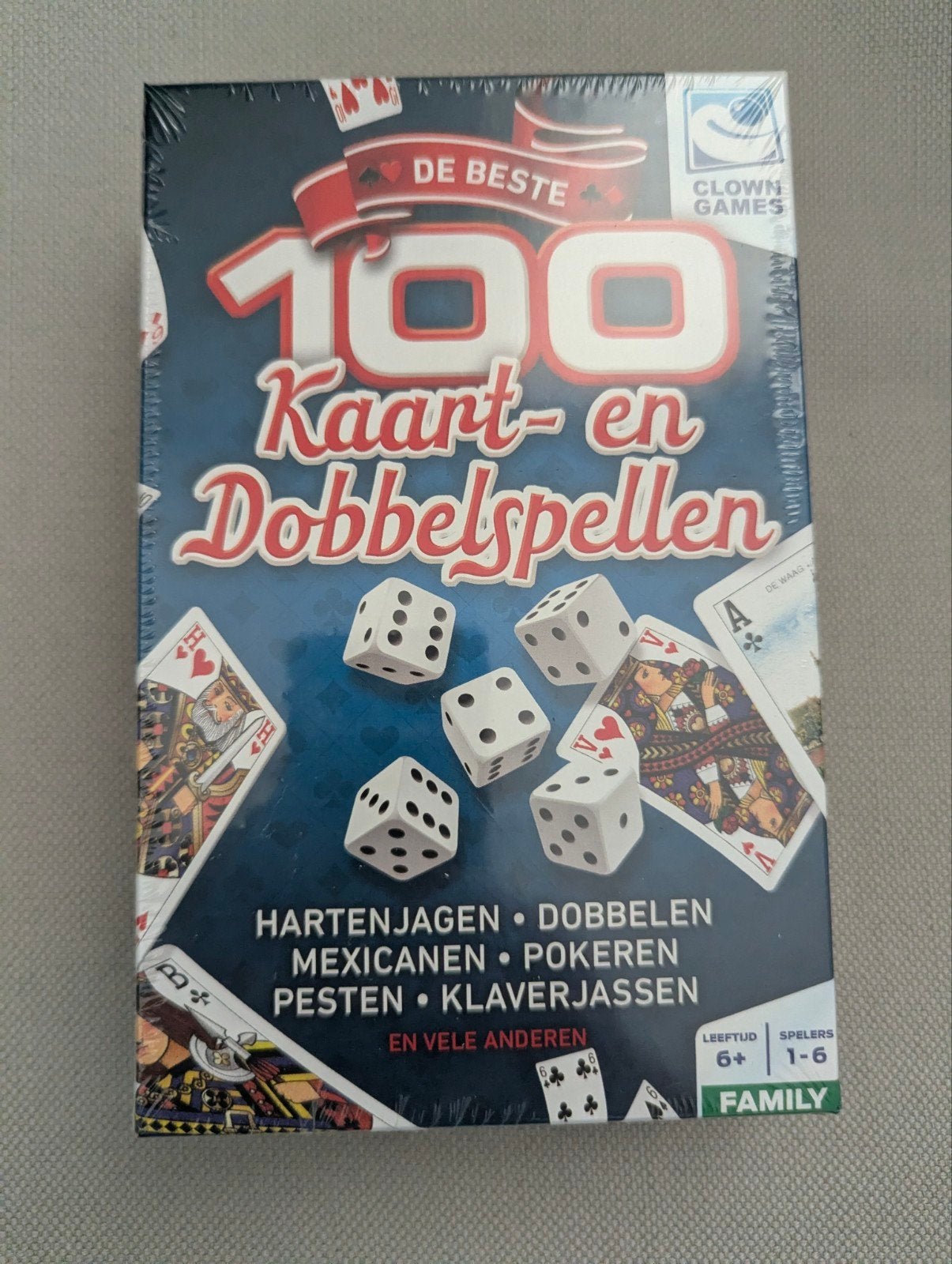 Clown Games 100 Kaart- en Dobbelspellen, Ophalen of Verzenden, Nieuw