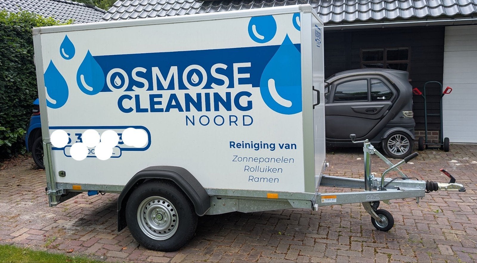 Osmose Cleaning Noord Aanhanger met Reinigingsapparatuur, Doe-het-zelf en Verbouw, Reinigingsmachines, Gebruikt, Ophalen of Verzenden