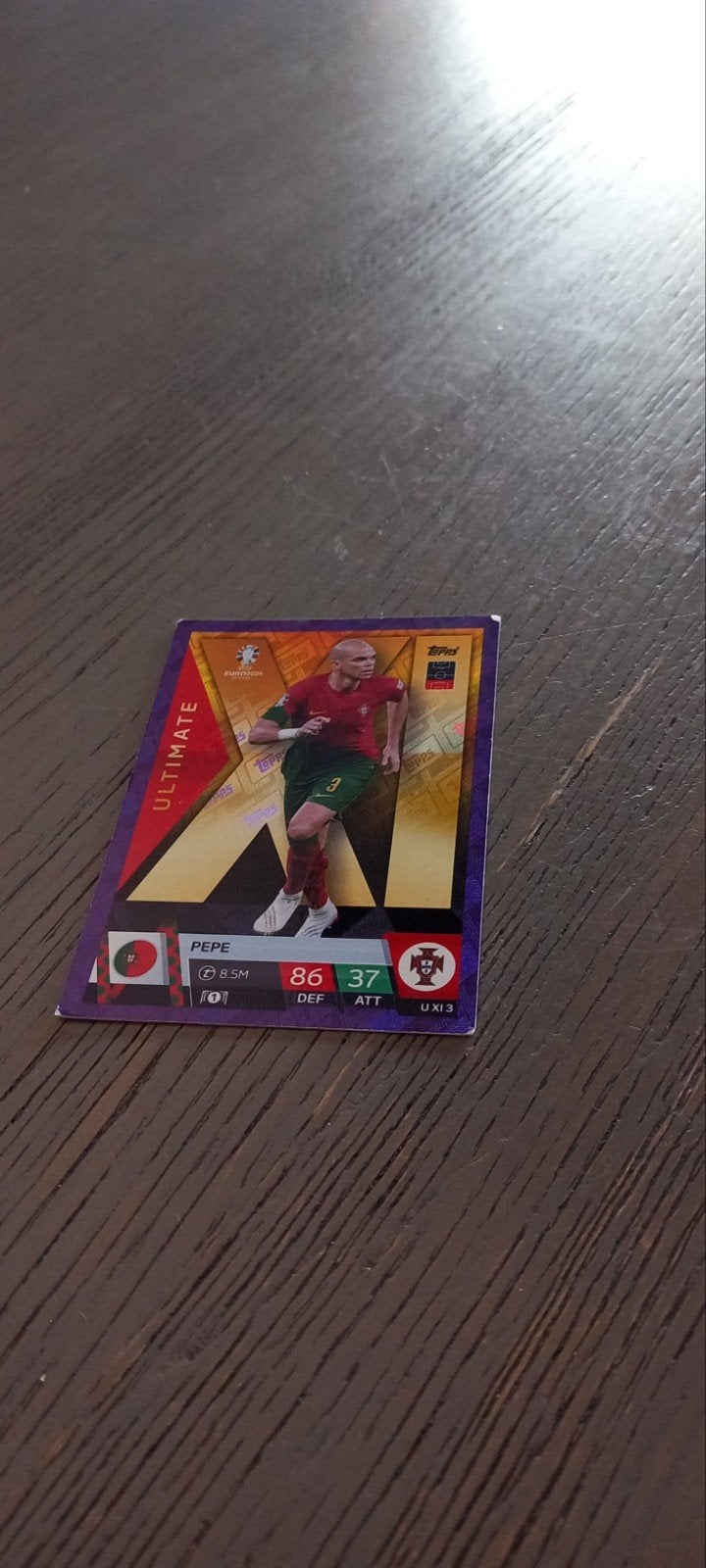 voetbalplaatje pepe, Ophalen of Verzenden