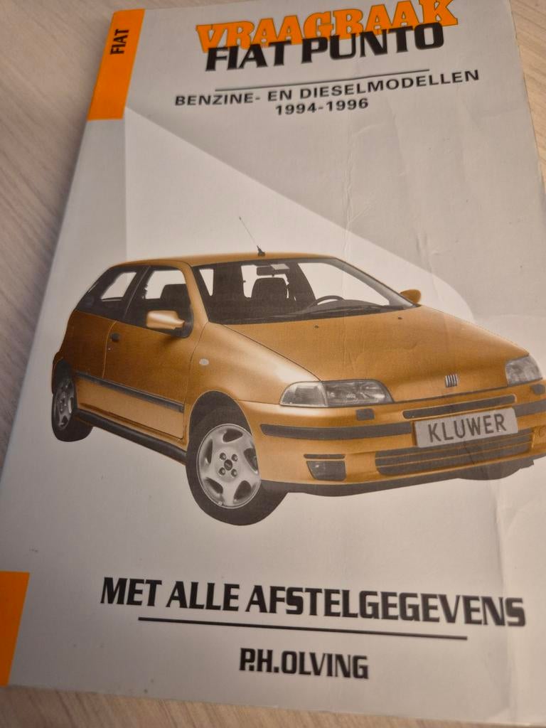 Vraagbaak Fiat Punto I óók Fiat Punto cabriolet 6 bak, Ophalen of Verzenden