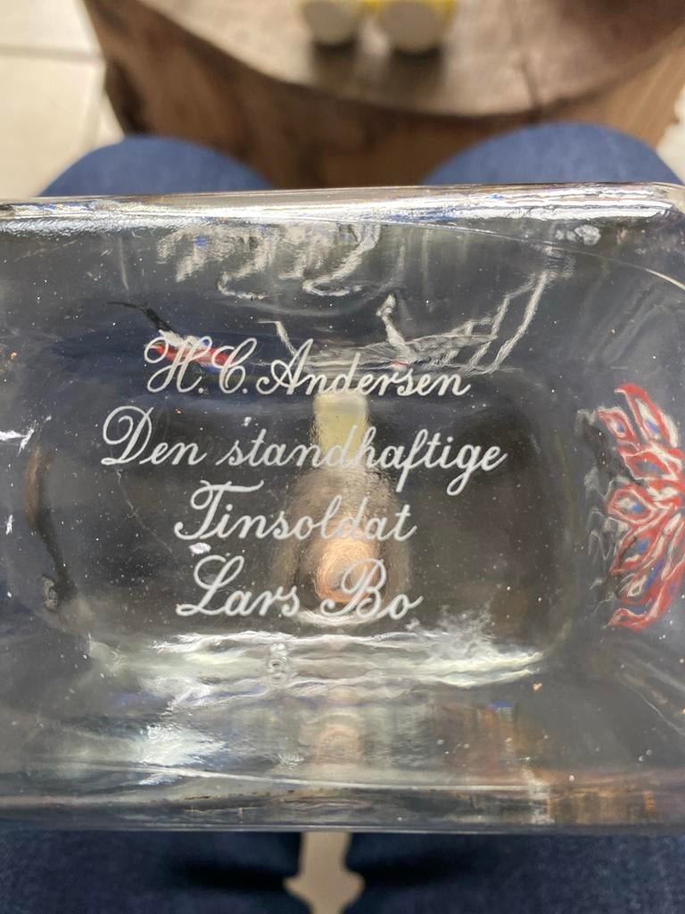 Holmegaard H.C. Andersen De Standhaftige Tinsoldaat Fles, Ophalen of Verzenden