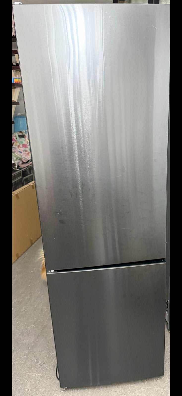 Medgang ikea koelkast/diepvries antraciet, Ophalen, 200 liter of meer, 160 cm of meer, Zo goed als nieuw