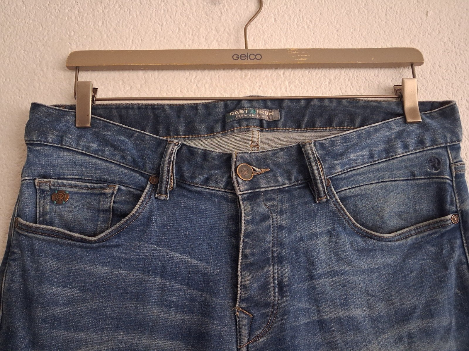 Cast Iron Jeans - Zo goed als nieuw Maat  W34 L32, Blauw, Ophalen of Verzenden, Zo goed als nieuw, W33 - W34 (confectie 48/50)