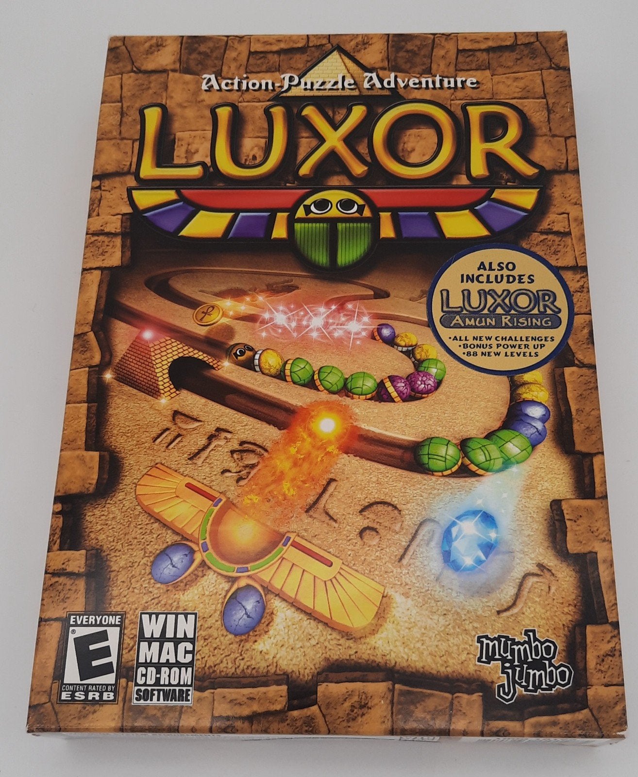 Luxor Mumbo Jumbo PC CD-rom in mini box, Spelcomputers en Games, Games | Pc, Avontuur en Actie, 1 speler, Ophalen of Verzenden