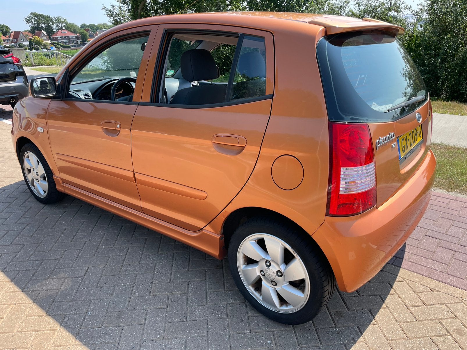 Kia Picanto 1.1 48KW 2005, Euro 6, Leder en Stof, Overige kleuren, Handgeschakeld