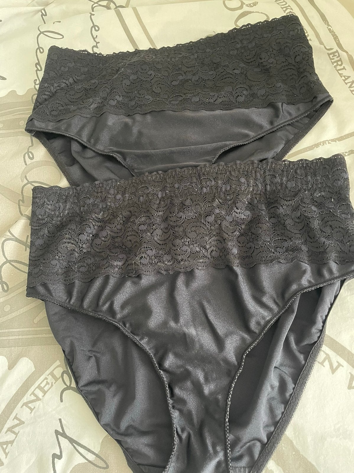 2 nieuwe kanten slips - Zwart, Ophalen of Verzenden, Zwart, Slip