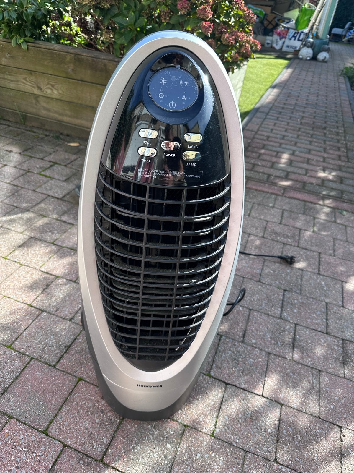 Honeywell CS10XE Mobiele Luchtkoeler met Afstandsbediening, Minder dan 60 m³, 3 snelheden of meer, Ophalen of Verzenden, Zo goed als nieuw