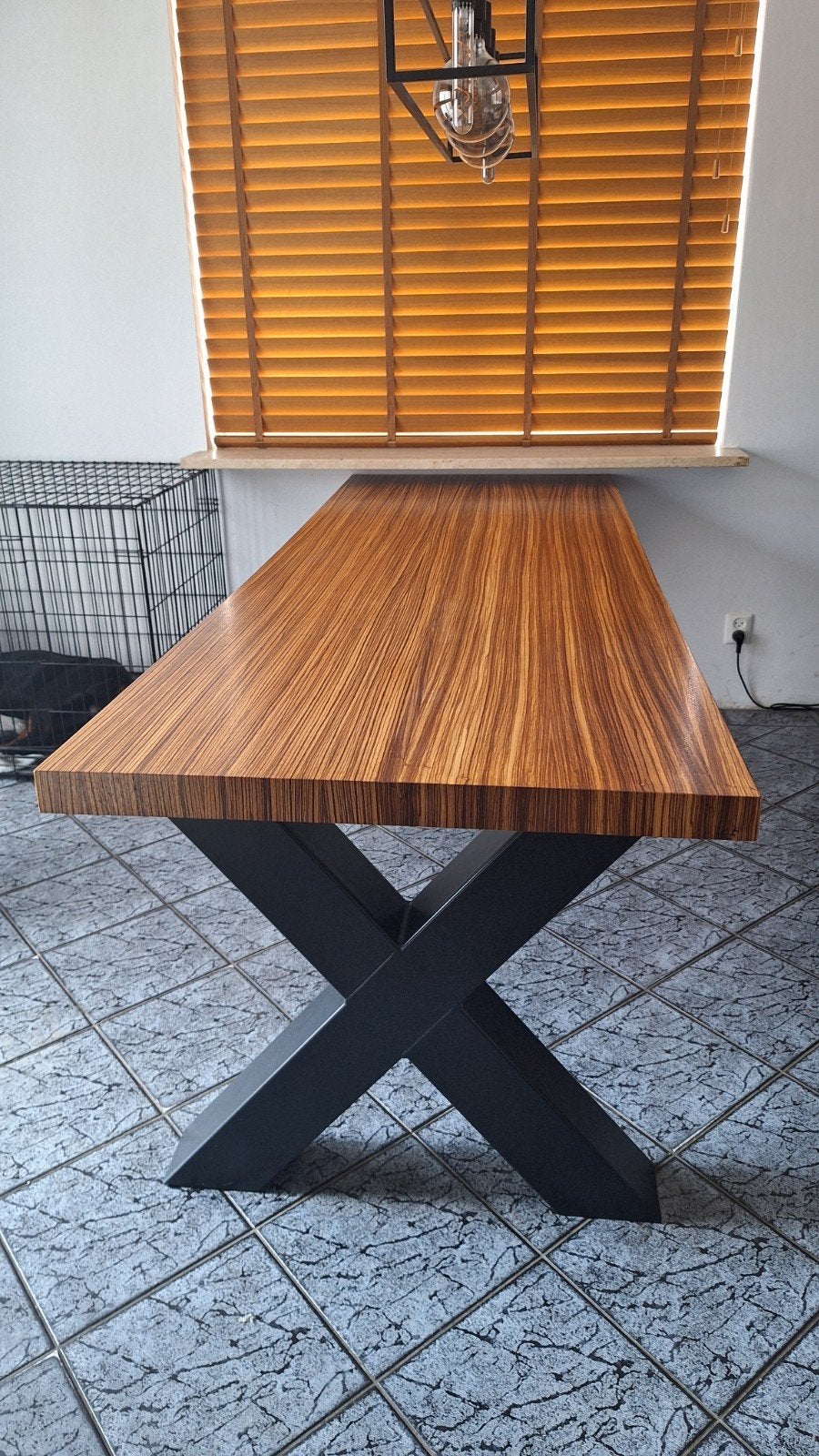 Eettafel - 229x83x77,4 cm, Huis en Inrichting, Tafels | Eettafels, Gebruikt, 200 cm of meer, 50 tot 100 cm, Vijf personen of meer
