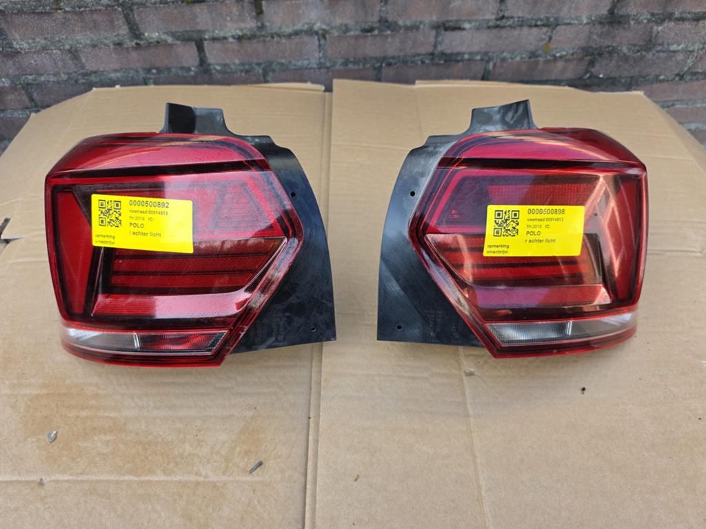 Volkswagen Polo 2g Achterlichten Links en Rechts (Set), Ophalen of Verzenden