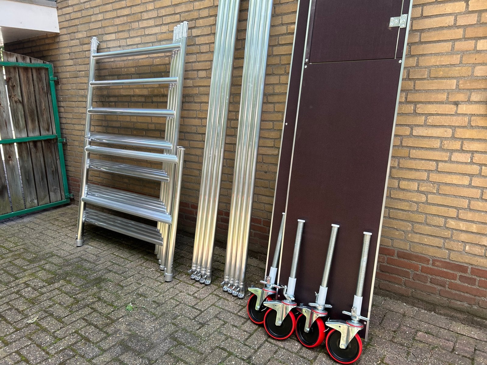 Te koop: aluminium rolsteiger NIEUW!!!!, Ophalen, Rolsteiger of Kamersteiger, 5 meter of hoger