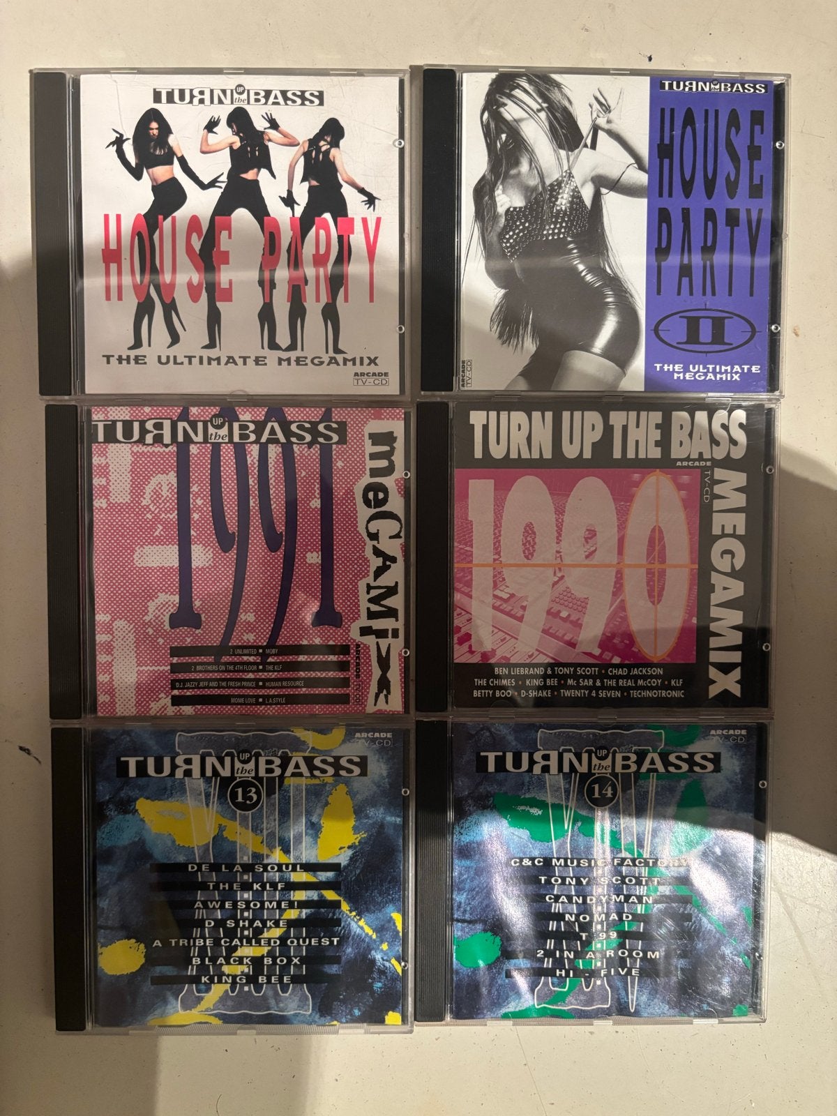 Turn Up The Bass CD collectie (6 stuks), Cd's en Dvd's, Ophalen of Verzenden, Dance Populair