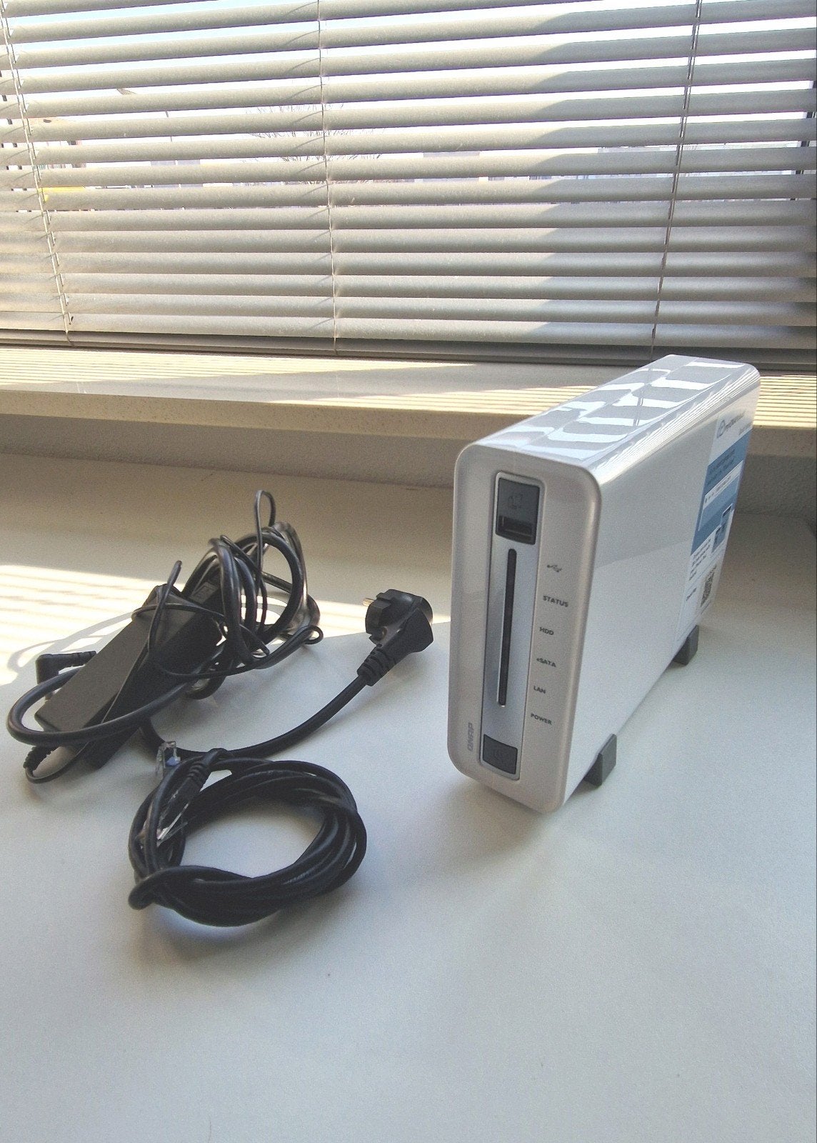 QNAP TS-112P NAS met 2TB WD Red HDD, Computers en Software, NAS, Zo goed als nieuw, Ophalen of Verzenden