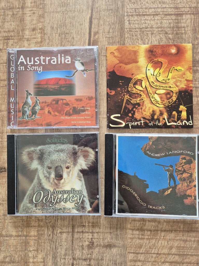 4x CD met muziek uit Australie, Cd's en Dvd's, Ophalen, Gebruikt