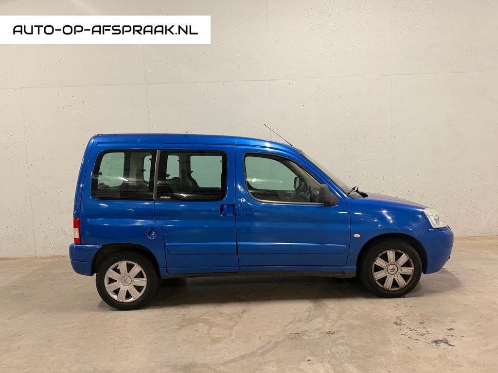 Citroen Berlingo 1.6i Multispace Caractère Airco APK 5p, Stof, Gebruikt, Blauw, Handgeschakeld