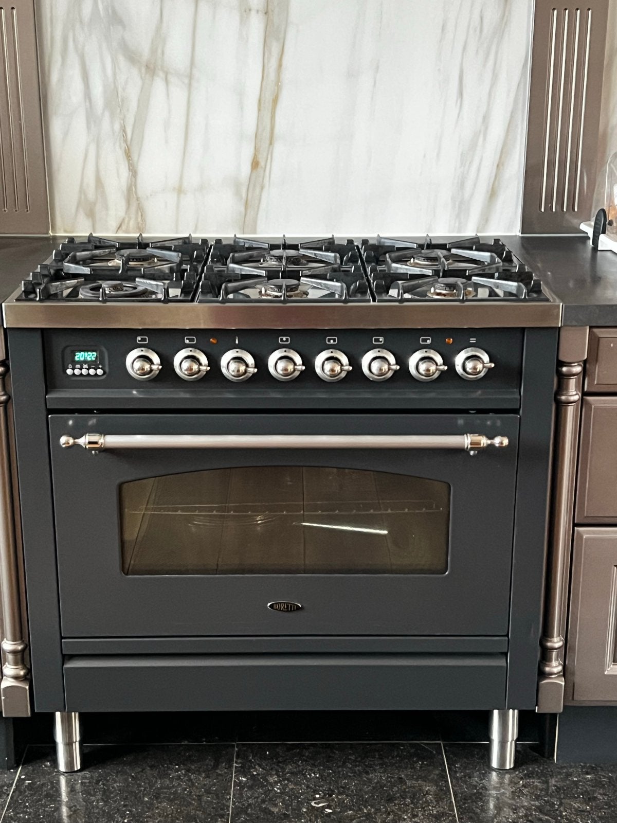 Boretti Fornuis met Gasfornuis en Oven -, Gebruikt, 60 cm of meer, Grill, Ophalen of Verzenden