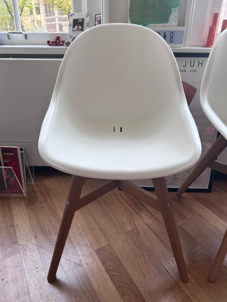 Ikea chairs, Wit, Zo goed als nieuw, Vijf, Zes of meer stoelen, Ophalen