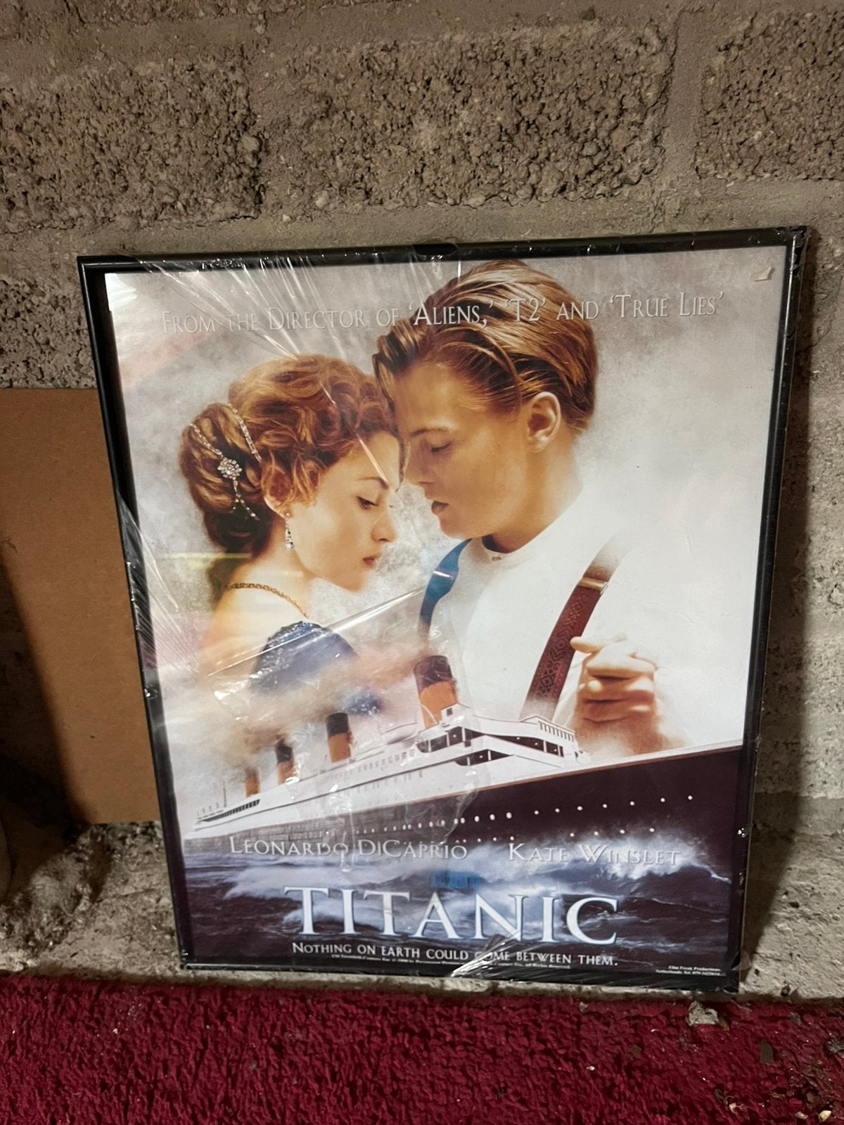 Titanic schilderij, Ophalen, Zo goed als nieuw, Hout
