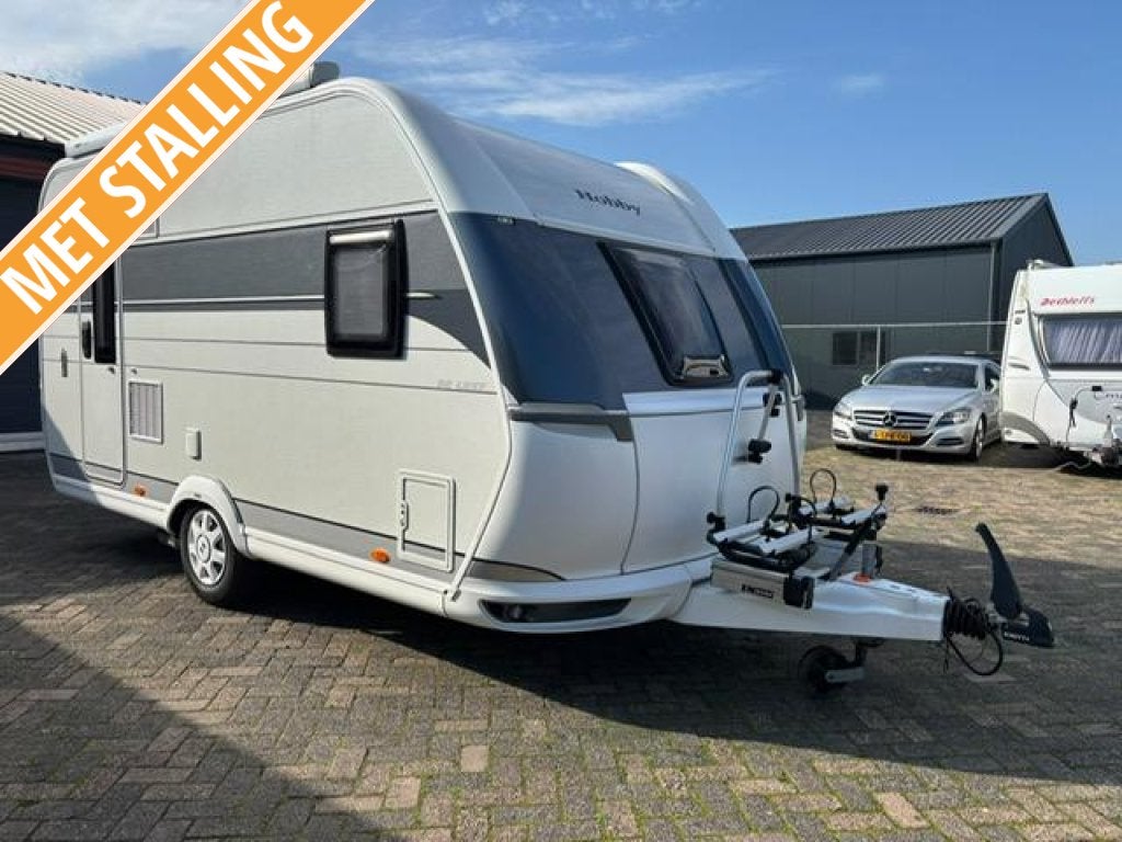 Hobby De Luxe 400 SFE bj.2021, BOM VOL !!! Mover, airco..., Caravans en Kamperen, Hobby, Kachel, Bedrijf, Treinzit