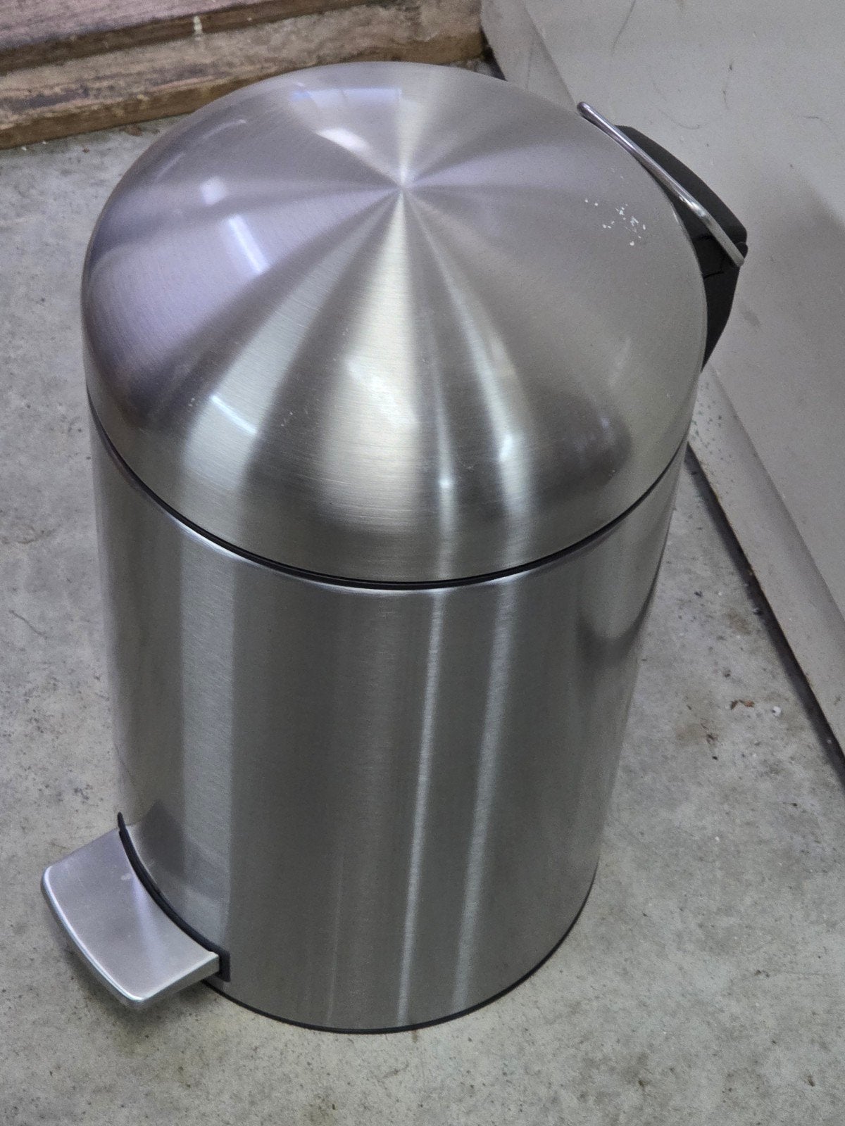 Brabantia Pedaalemmer RVS 10-12L, Met pedaal, Ophalen of Verzenden, Zo goed als nieuw, Rvs