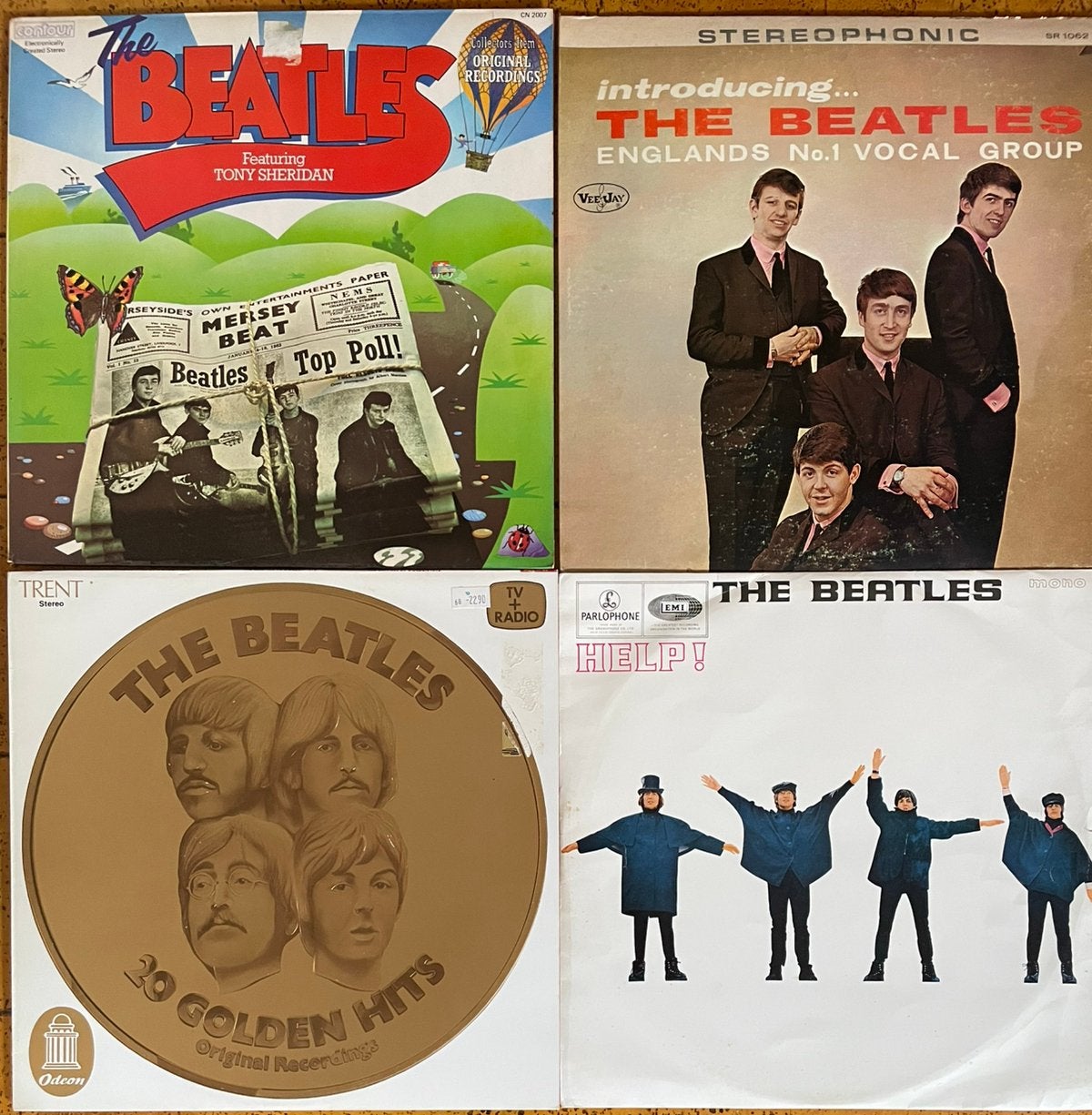 The Beatles 4 LP’s, Ophalen, Zo goed als nieuw, 12 inch, Poprock