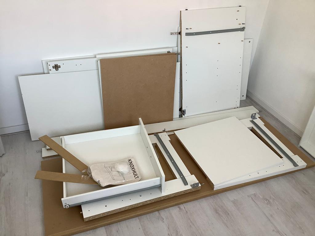 Keukenblok Knoxhult 180cm, Huis en Inrichting, Keuken | Keukenelementen, Ophalen, 150 tot 200 cm, Zo goed als nieuw, Minder dan 100 cm