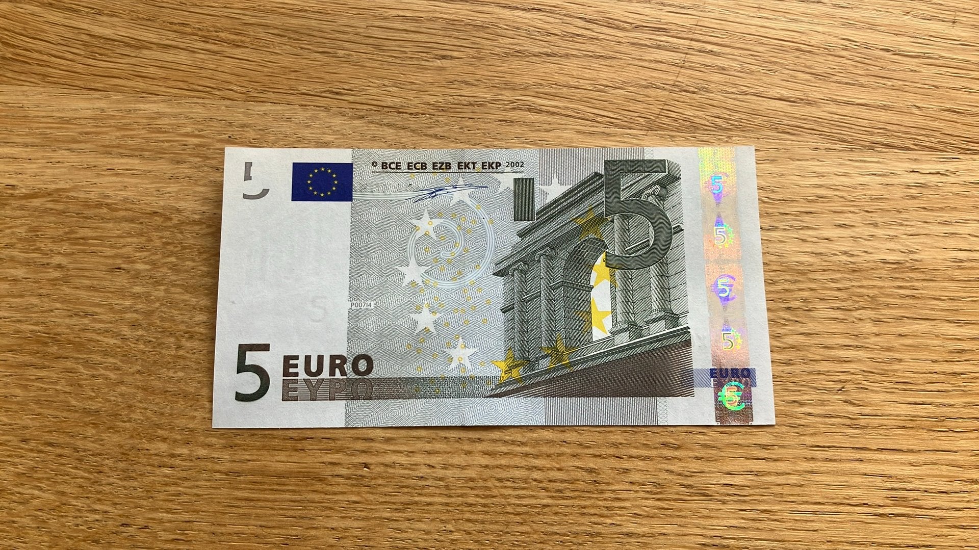 €5,- Duisenberg - Duitsland (X) - UNC, Ophalen of Verzenden, Duitsland