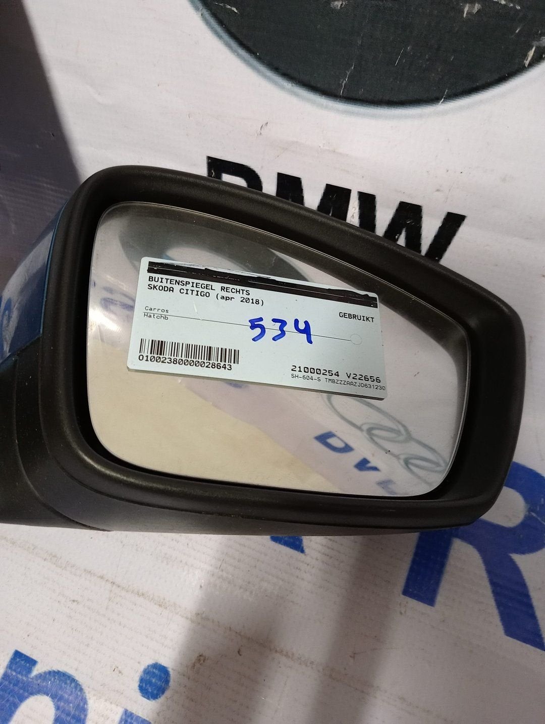 Skoda Citigo Buitenspiegel Rechts 2018, Auto-onderdelen, Spiegels, Gebruikt, -, -, Ophalen of Verzenden