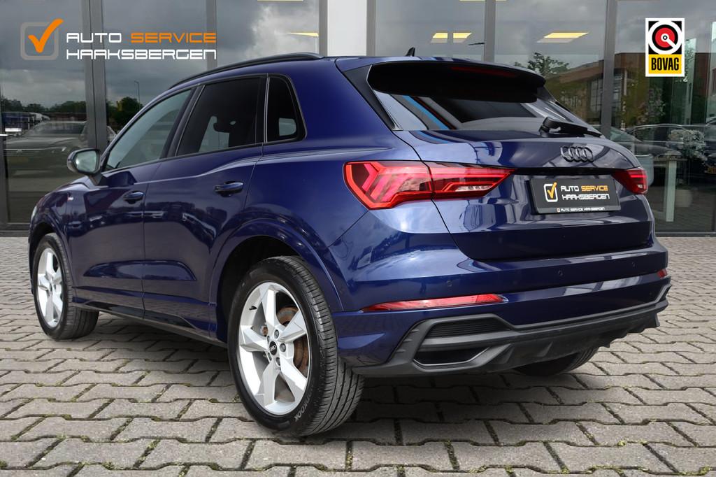 Audi Q3 45 TFSI e S-Line | ACC | Camera | Virtual Cockpit |, Auto's, Audi, Gebruikt, Zwart, Blauw, SUV of Terreinwagen
