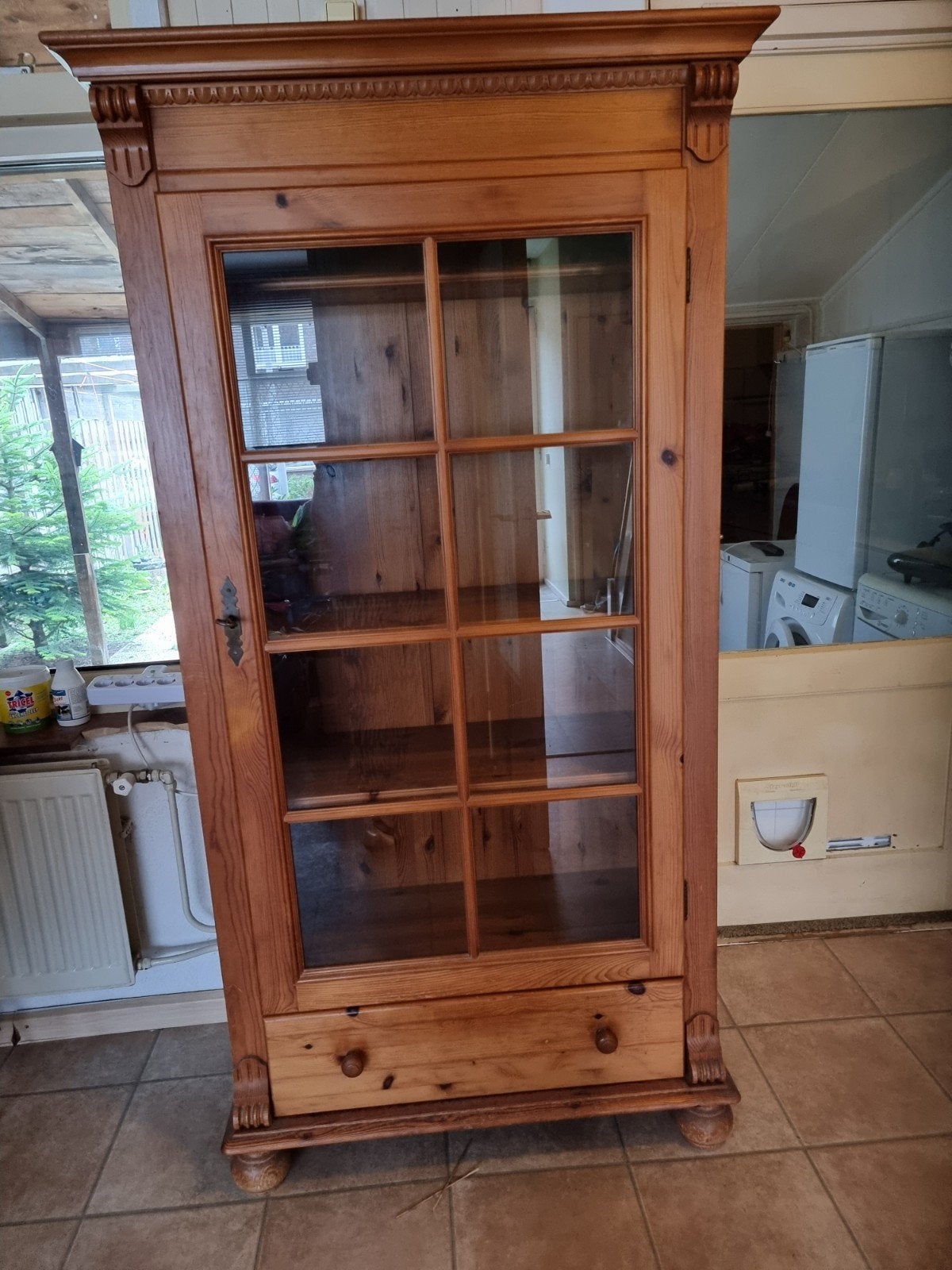 Houten buffetkast, Huis en Inrichting, Ophalen, Minder dan 50 cm, Gebruikt, 150 tot 200 cm