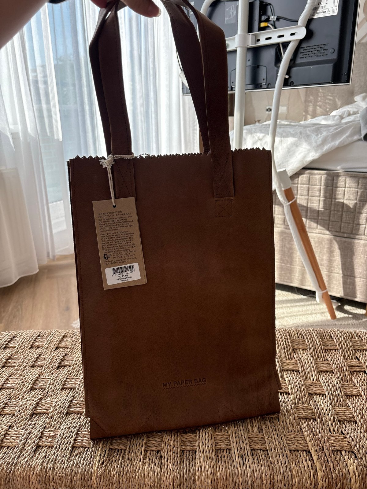 MYOMY My Paper Bag Long Handle Original Bruin, Verzenden, Nieuw, Bruin, Shopper