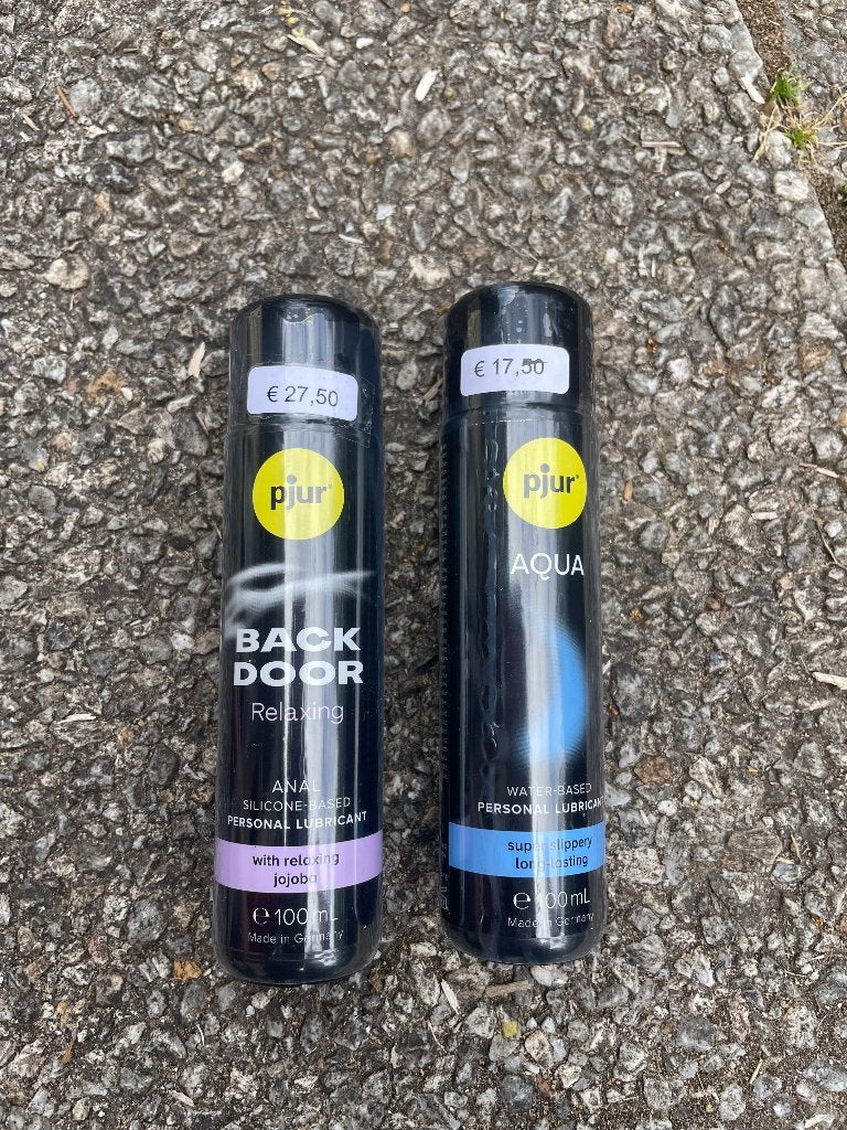 Nieuw! 2x Glijmiddel Pjur silicone en water basis, Ophalen of Verzenden, Nieuw, Overige typen