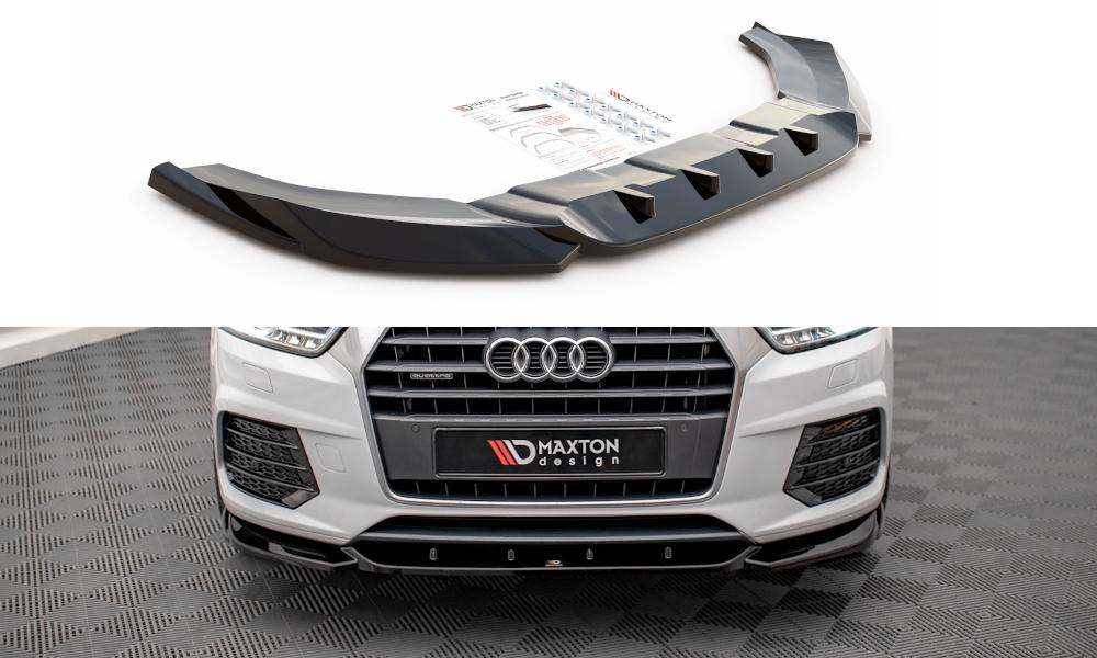 Voorlip sideskirt spoiler diffuser - Audi Q3 14-18, Ophalen of Verzenden