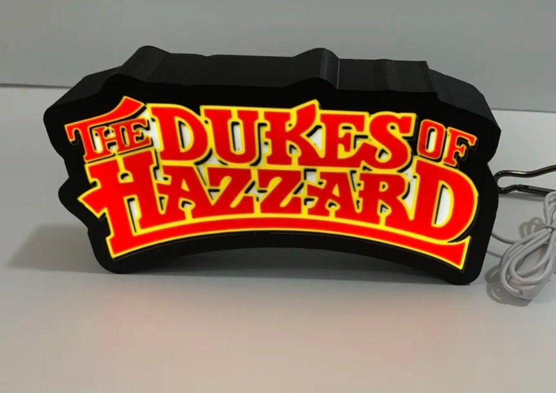 The Dukes of Hazzard LED-bord, Verzenden, Nieuw, Lichtbak of (neon) lamp