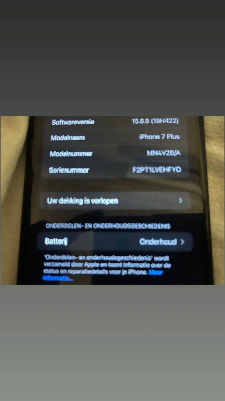 Apple iPhone 7 Plus 128GB – Zwart – Goede staat, Zwart, Ophalen of Verzenden, Zonder simlock, IPhone 7 Plus