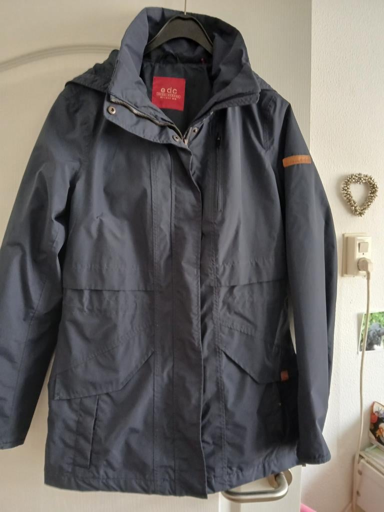 Damesjas EDC Maat S/ M, Ophalen of Verzenden, Zo goed als nieuw, Blauw
