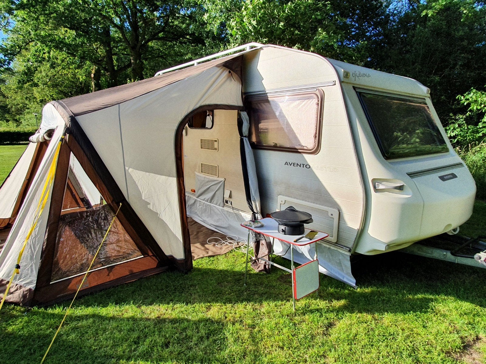 Opblaasbare Voortent Red Wood Orion Air 260, Ophalen of Verzenden
