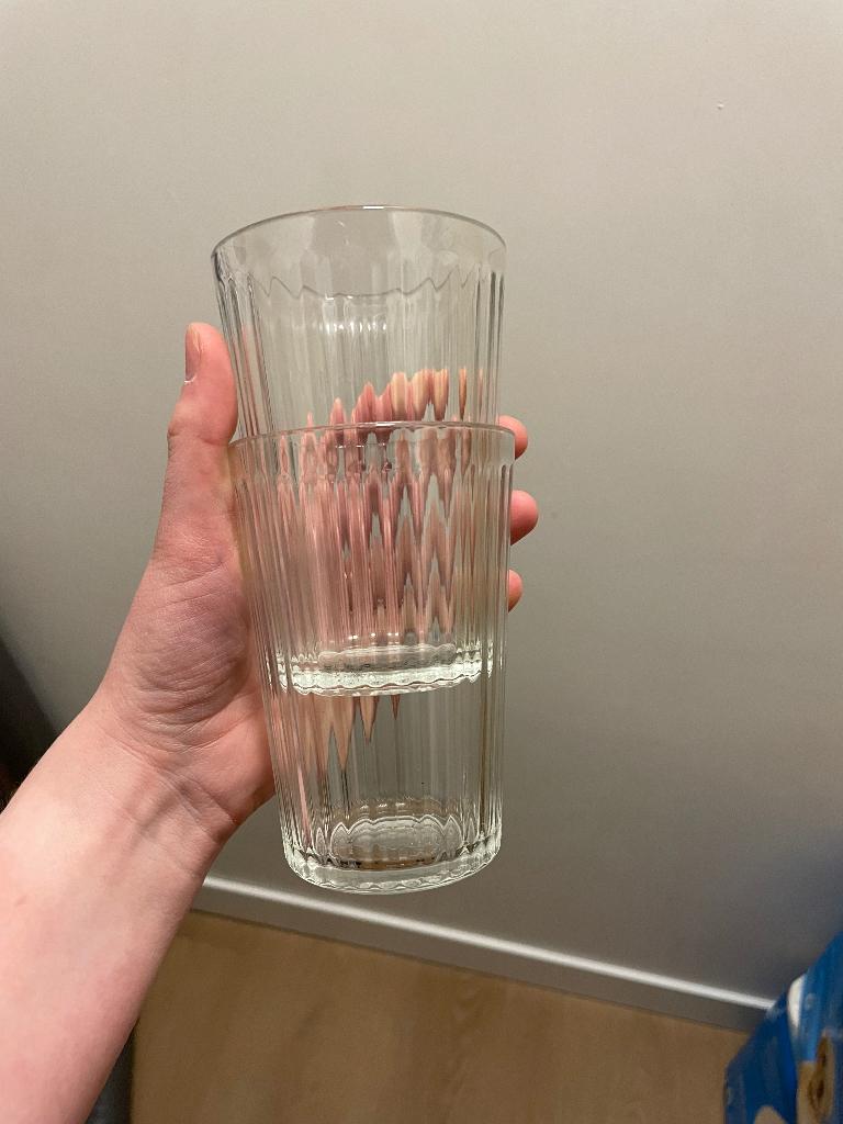 Drinkglazen Ikea 4 stuks, Ophalen, Zo goed als nieuw, Overige typen
