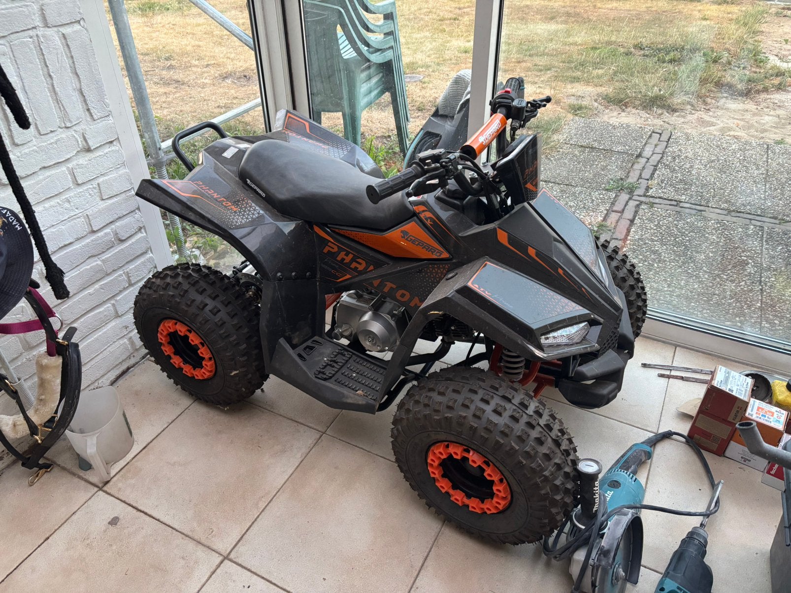 125cc Benzine Quad met Elektrische Start, Motoren, Quads en Trikes, 11 kW of minder