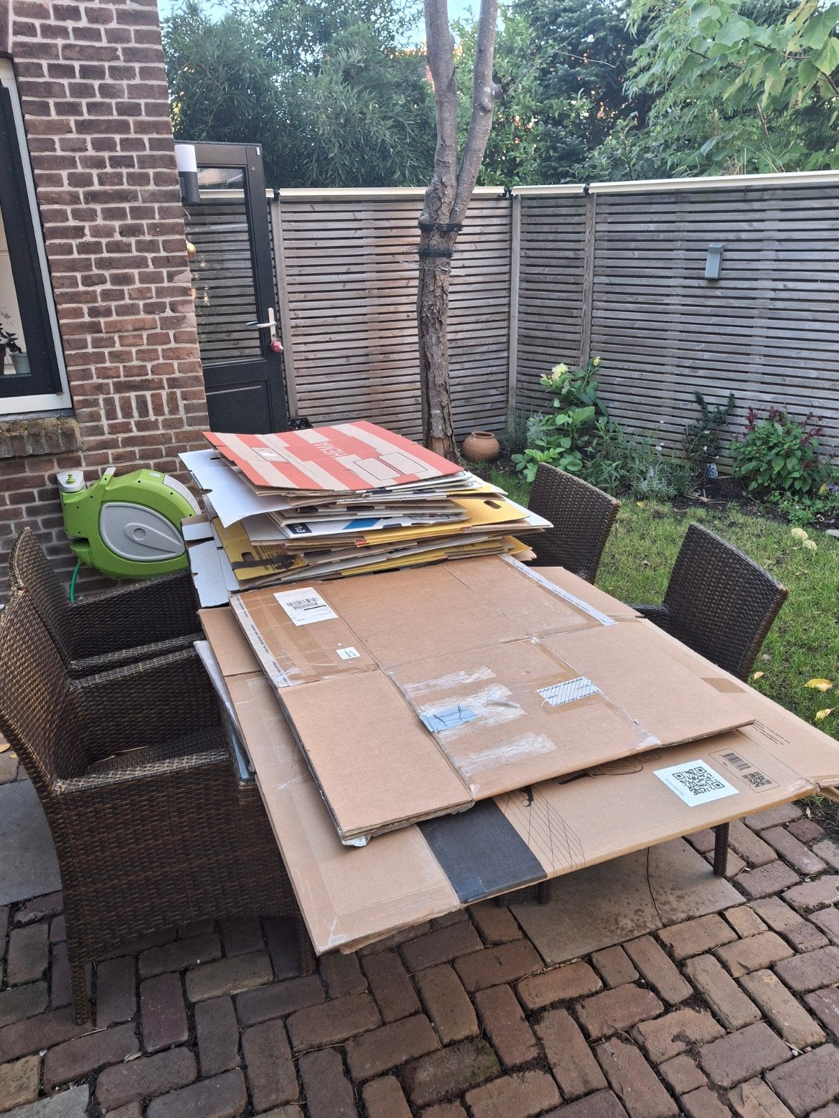 32 Verhuisdozen, Ophalen, Gebruikt, Doos, 35 tot 50 cm